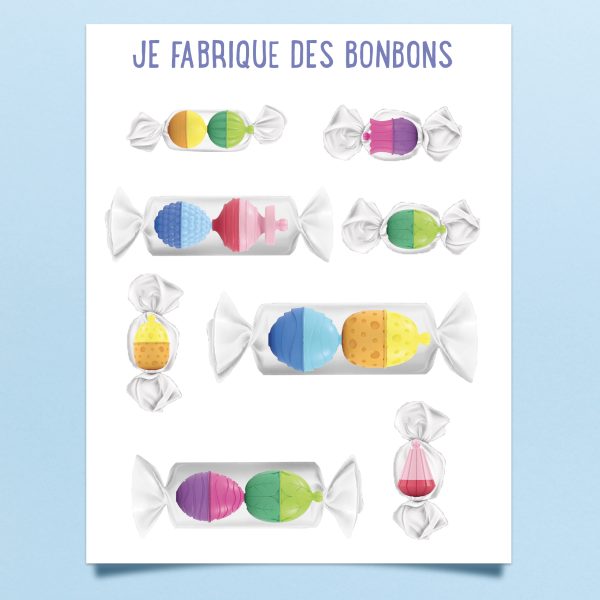 CRéER UNE SéQUENCE DE BONBONS