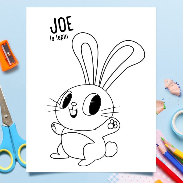 COLORIAGE -JOE LE LAPIN