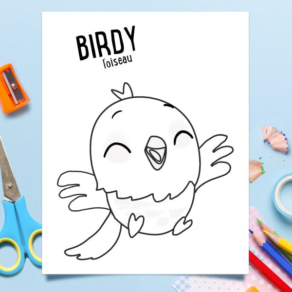 COLORIAGE - BIRDY
