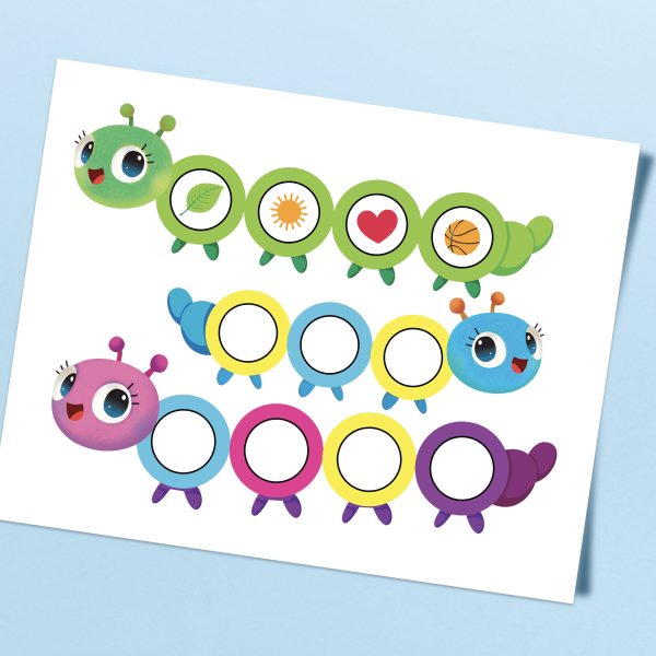 J'APPRENDS LES COULEURS AVEC LA CHENILLE