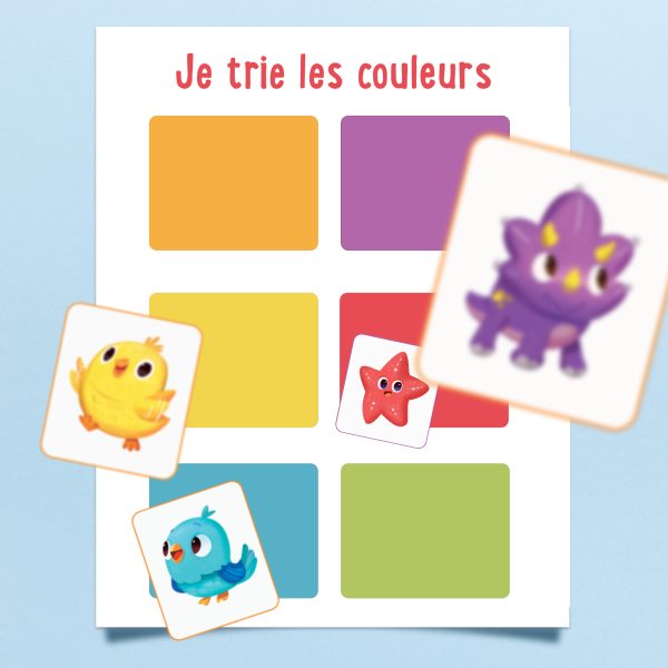 APPRENDRE à CLASSER LES COULEURS