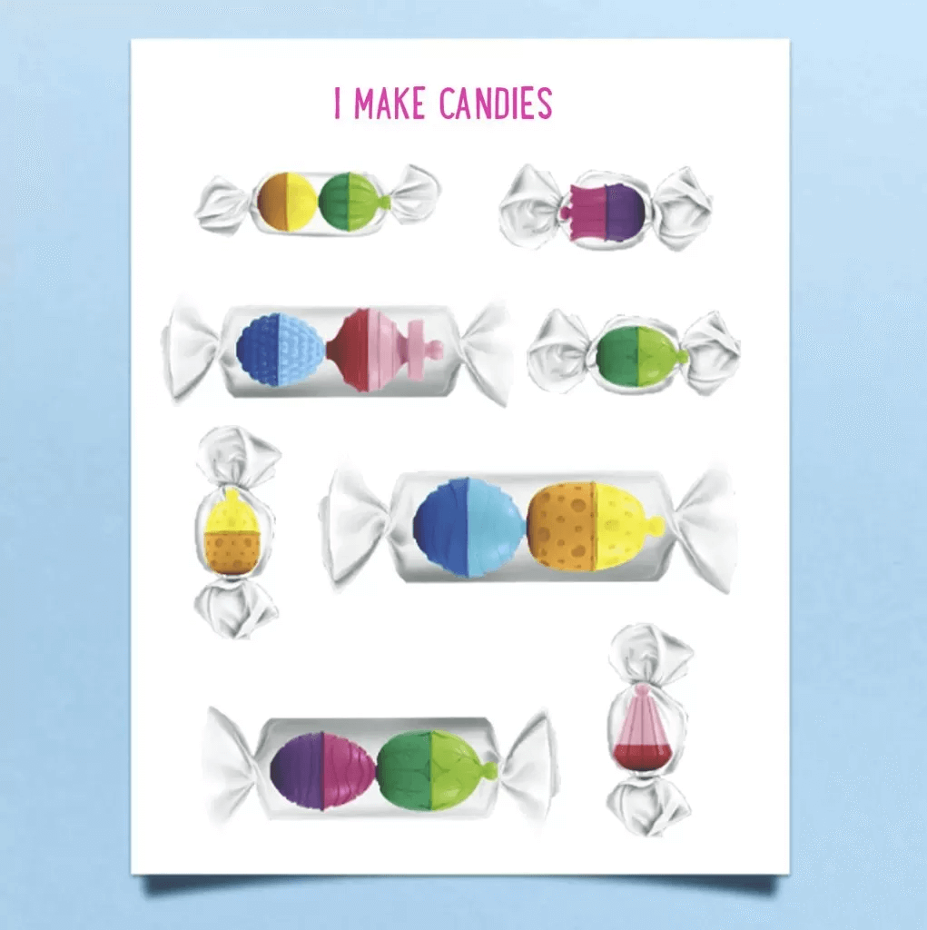 CREATE A SEQUENCE OF CANDY