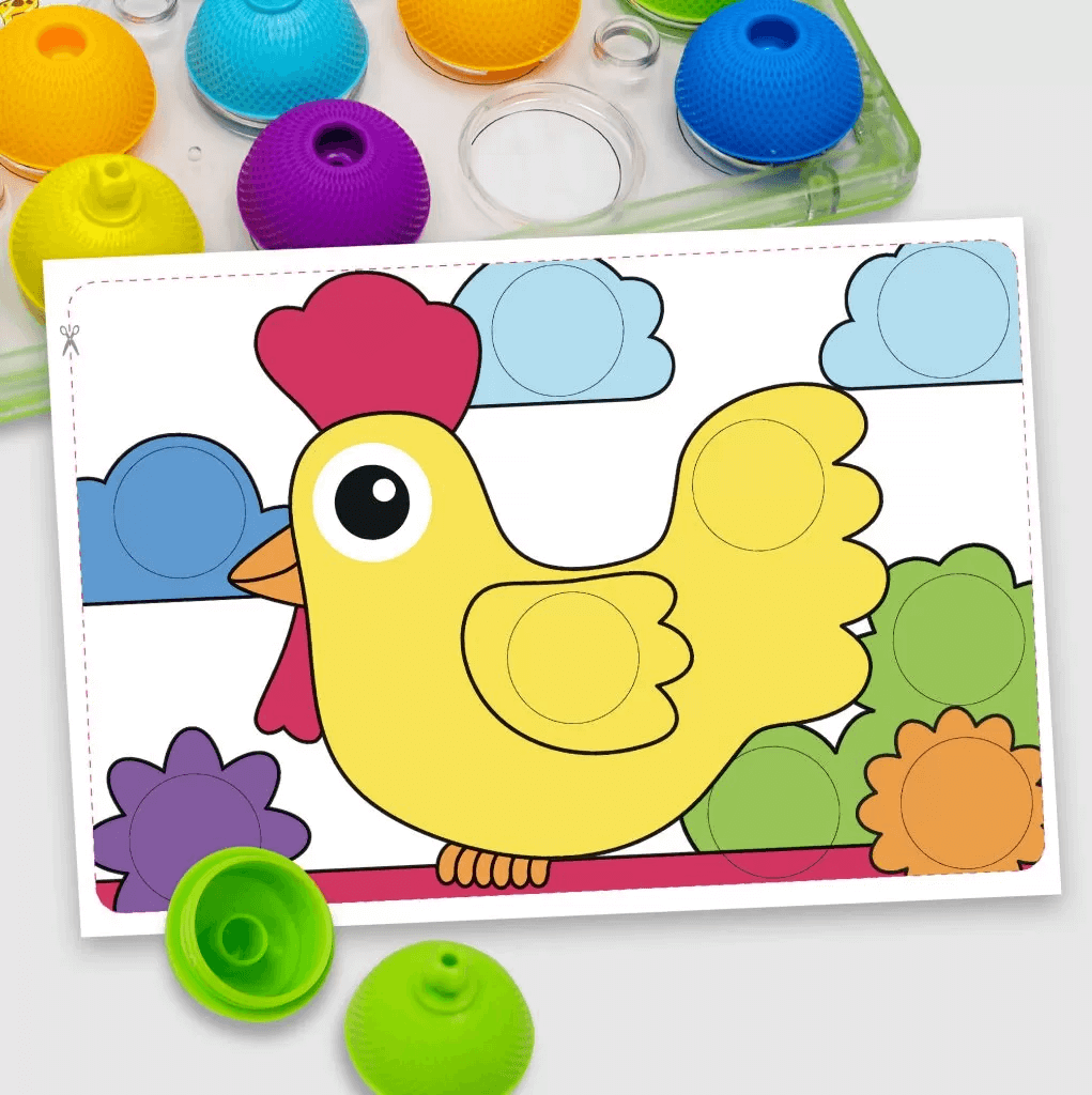 COMBINACIÓN DE COLORES - EL POLLO- LE CHIEN