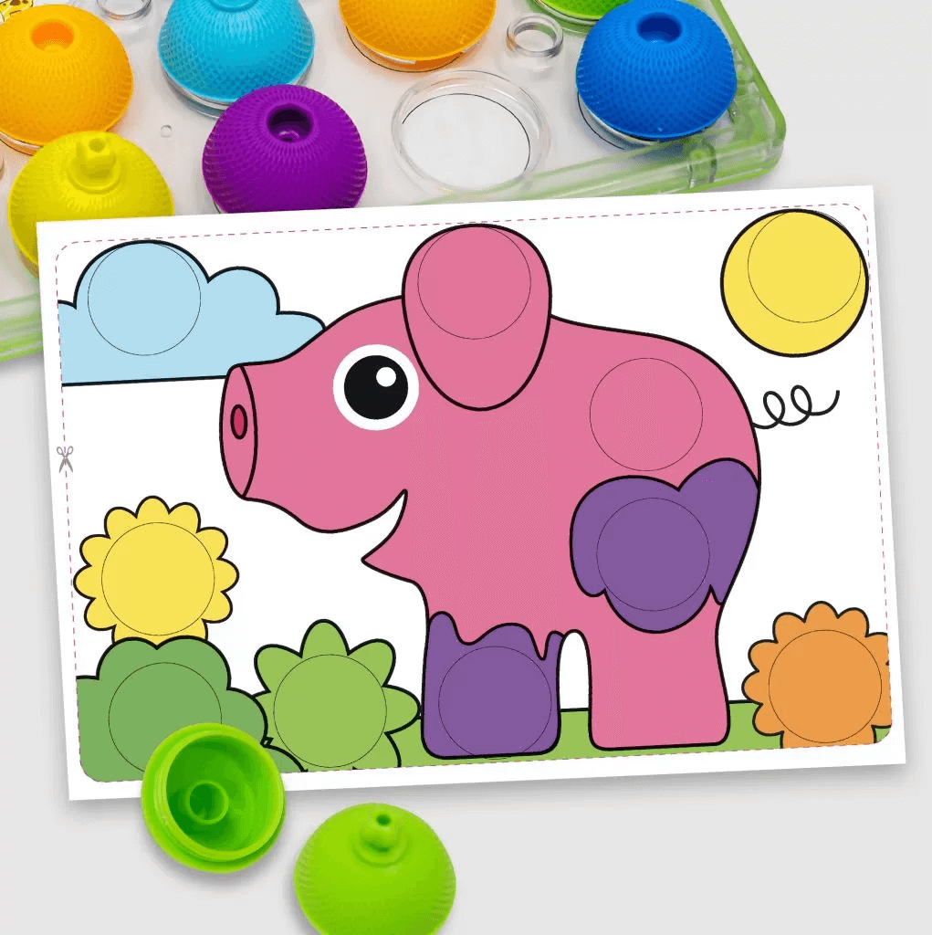 COMBINACIÓN DE COLORES - EL CERDO