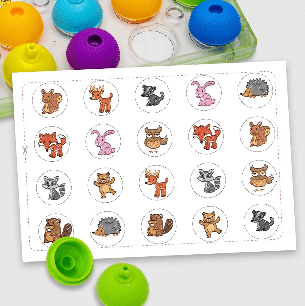 Assorted colors - Forest animals